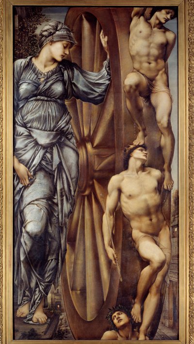 La roue de la fortune - Edward Burne Jones