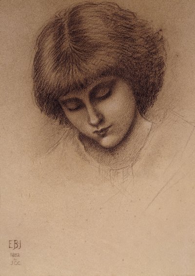 Étude pour "Le roi Cophetua et la mendiante" - Edward Burne Jones