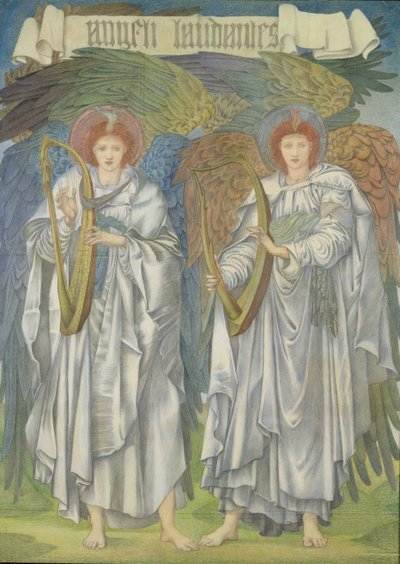 Angeli Laudantes, c.1887 - Edward Burne Jones