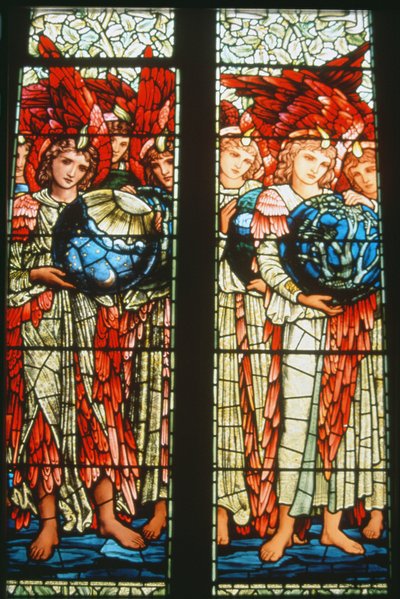 Anges de la Création: le Troisième et le Quatrième Jour, 1895 - Edward Burne Jones