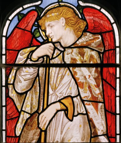 Cheddleton, Morris, Marshall, Faulkner & Co, Edward Burne-Jones, Ange trompettiste - Edward Burne Jones