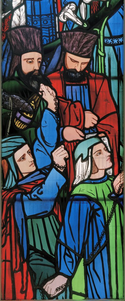 Détail de la Procession de Salomon et de la Reine de Saba - Edward Burne Jones