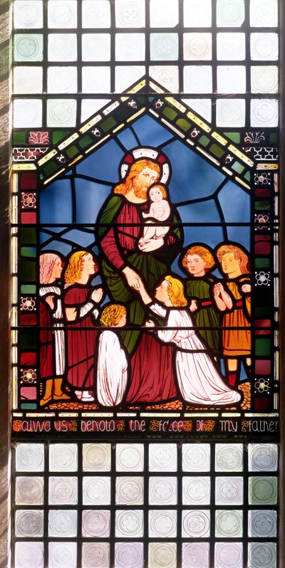 Le Christ bénissant les enfants (détail) - Edward Burne Jones