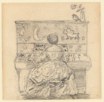 Georgiana Burne-Jones au piano - Edward Burne Jones