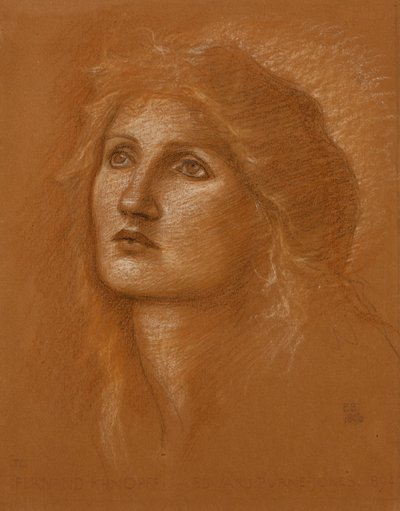 Tête de femme - Edward Burne Jones