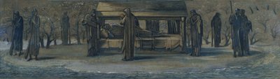 Le roi Arthur à Avalon, vers 1890 - Edward Coley Burne Jones