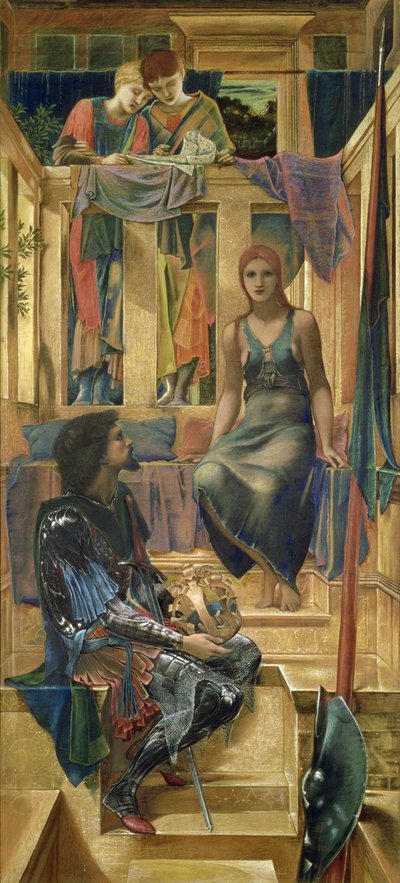 Le Roi Cophetua et la mendiante - Étude de dessin animé, 1883 - Edward Burne Jones