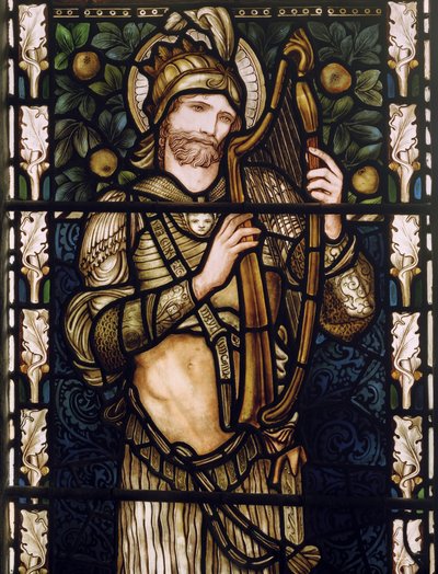 Le Roi David Jouant de la Harpe - Edward Burne Jones