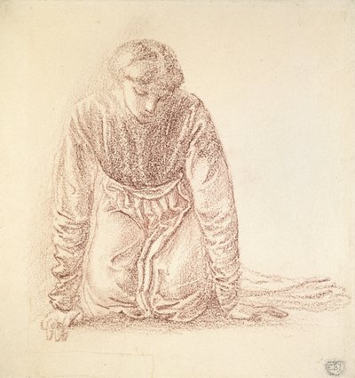 Figure agenouillée d