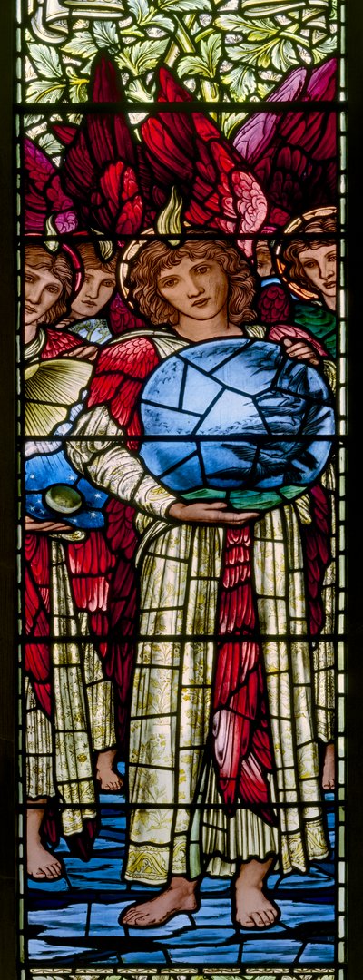 Oxford Harris Manchester College, Morris & Co., Edward Burne-Jones, Les Jours de la Création - Edward Coley Burne Jones