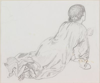 Figure allongée - Edward Burne Jones