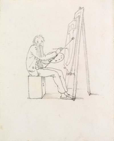 Autocaricature, 1874 - Edward Burne Jones