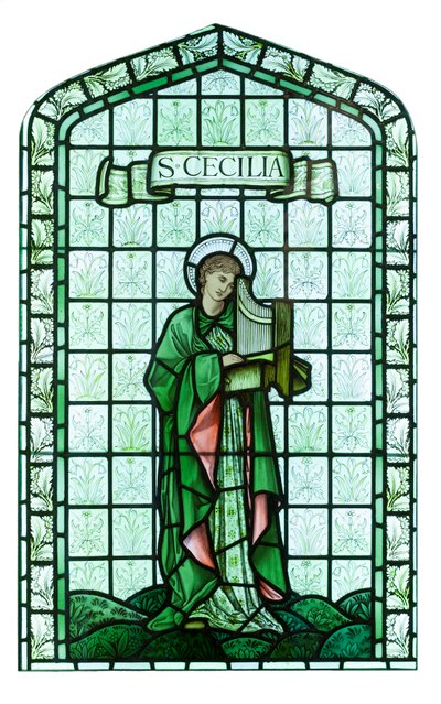 Sainte Cécile, vers 1897, Edward Burne Jones - Edward Coley Burne Jones