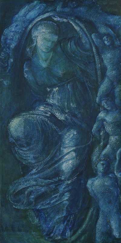 Étude pour la Roue de la Fortune, 1870 - Edward Burne Jones