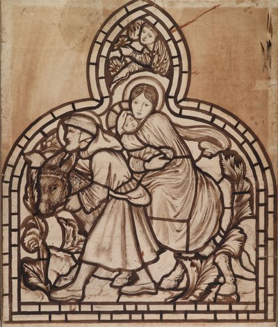La Fuite en Égypte - Edward Burne Jones