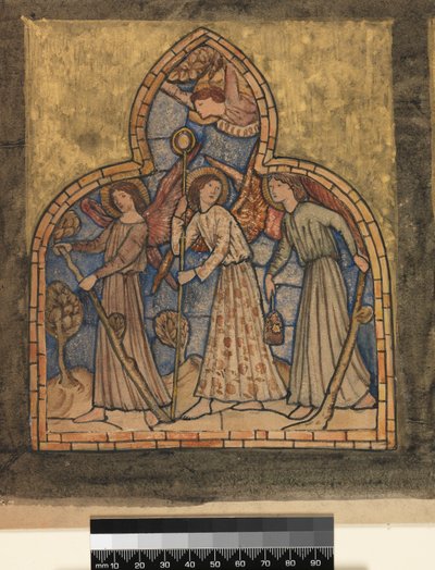 La fuite en Égypte - Edward Burne Jones