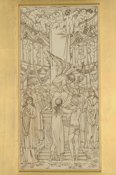 Le mariage mystique - Edward Burne Jones