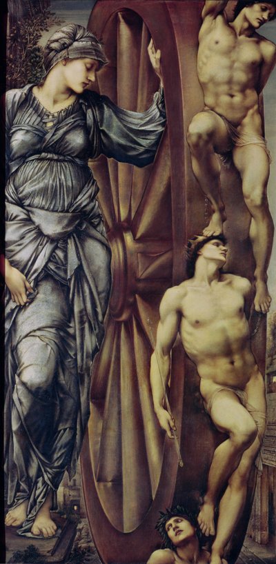La roue de la fortune - Edward Burne Jones