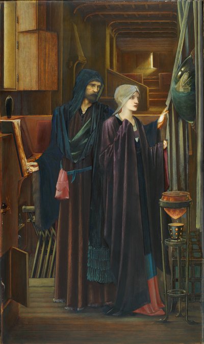 Le sorcier - Edward Burne Jones