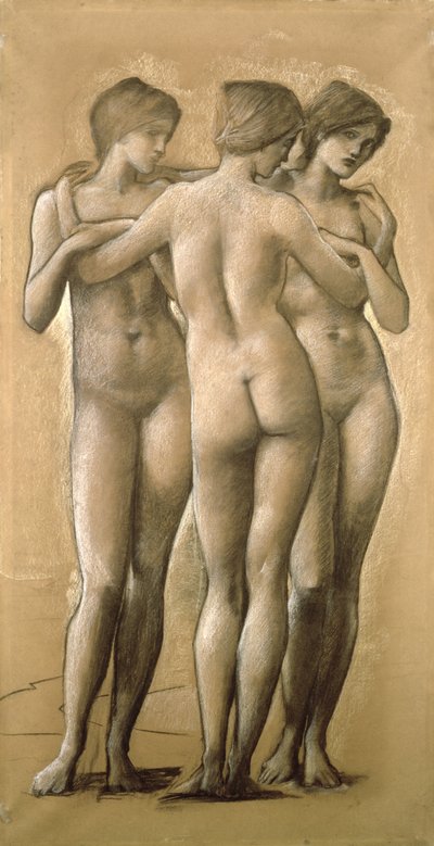 Vénus Concordia - Étude des Trois Grâces, 1895 - Edward Burne Jones