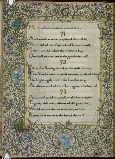 (Folio entier) Le Rubaiyat d