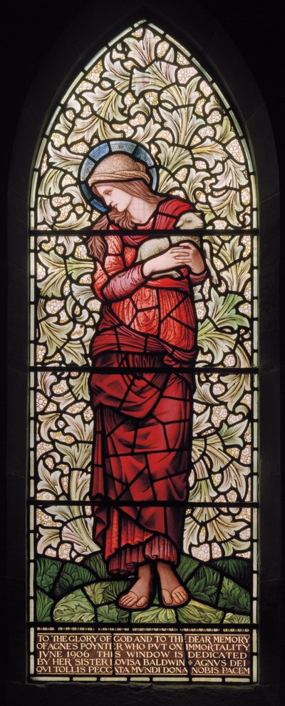 Wilden, All Saints, Morris & Co., Edward Burne-Jones, John Henry Dearle, Sainte Agnès - Edward Coley and Dearle Burne Jones