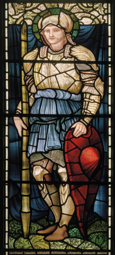 Saint Georges, Courage - Edward Coley and Dearle Burne Jones