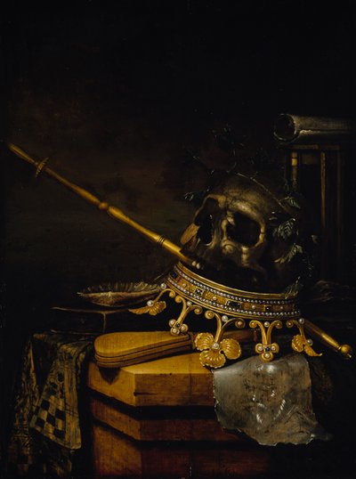 Nature morte de vanité, 1661 - Edward Collier
