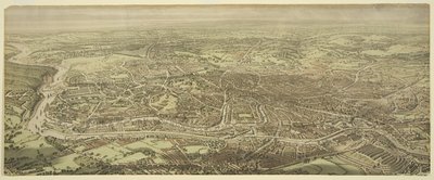 Vue aérienne de Bristol - Edward Colston Lavars