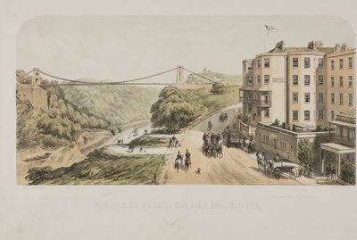 Pont suspendu, depuis Sion Hill, Clifton, c.1875 - Edward Colston Lavars