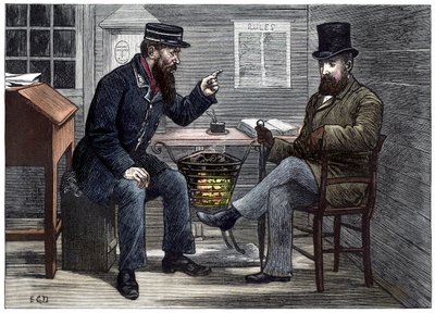 Le Signal-Man par Charles Dickens - Edward Dalziel