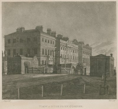Hyde Park Turnpike, Hyde Park Corner, Londres - Edward Dayes