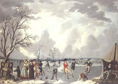 Scène de Patinage - Edward Dayes