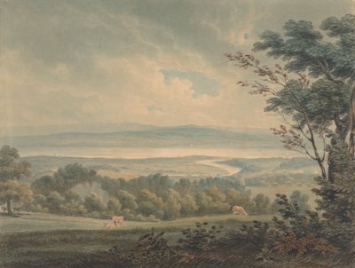 La rencontre des rivières Severn et Wye, près de Chepstow - Edward Dayes