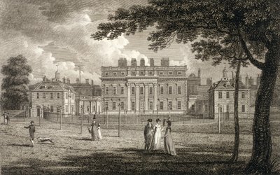 Vue de Buckingham House, gravée par W. Knight, publiée en 1799 - Edward Dayes