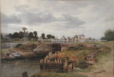 Vue sur la Tamise - Edward Duncan