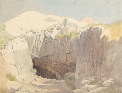 Étude de rochers à Mumbles - Edward Duncan