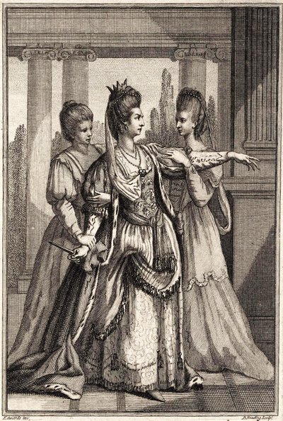 Mary Ann Yates en Cléopâtre dans All for Love de Dryden vers 1778 - Edward Edwards