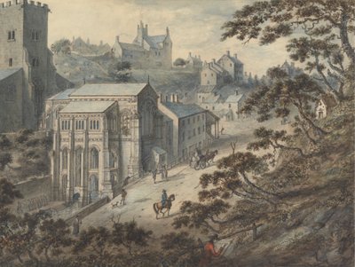 Le puits de Sainte Winifred, Holywell, Flintshire, Pays de Galles avec l