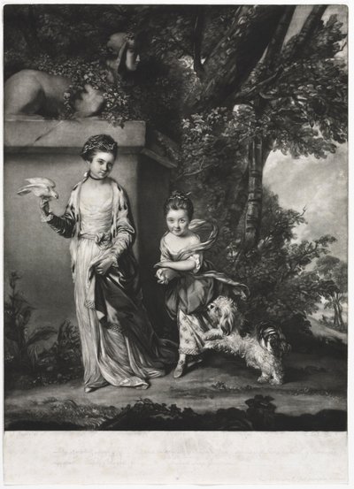 Les dames Amabel et Mary Jemima Yorke, vers 1761 - Edward Fisher