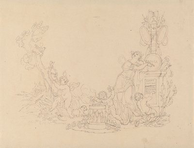 Dessins pour illustrations des œuvres de Beethoven - Edward Francis Burney