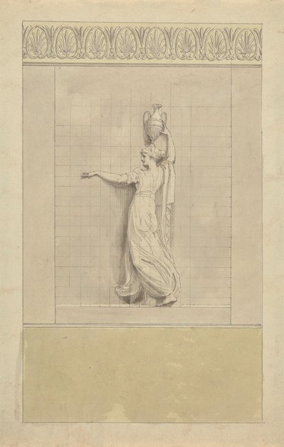 Figure Féminine portant une Cruche d