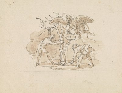 Fous plantant un arbre - Edward Francis Burney