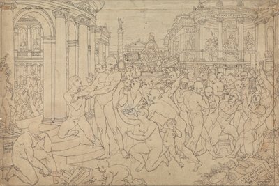 Étude grossière pour Saint Paul à Éphèse - Edward Francis Burney