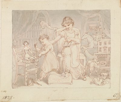 Illustration pour La Nouvelle Poupée : Sans titre - Edward Francis Burney