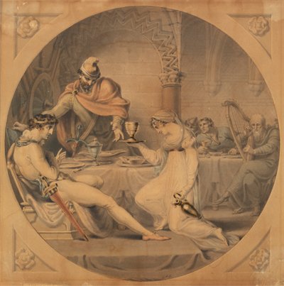 MacBeth : La scène du banquet - MacBeth, acte II, scène IV - Edward Francis Burney