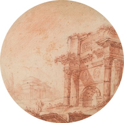 Ruines romaines - Edward Francis Burney
