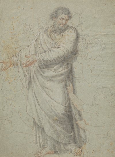 Étude pour la figure de Saint Paul - Edward Francis Burney