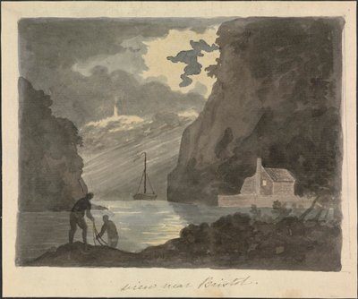 Vue près de Bristol - Edward Francis Burney