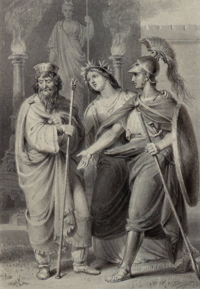 Guerrier accompagné d